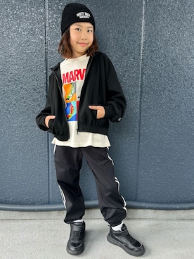 阿部みかさん(キッズ・134cm)の秋コーディネート