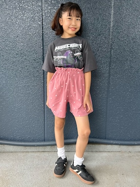阿部みかさん(キッズ・132cm)の夏コーディネート