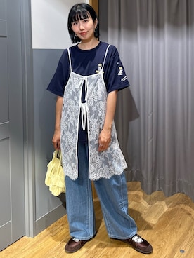 阿部みかさん(レディース・158cm)の夏コーディネート
