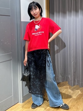 阿部みかさん(レディース・158cm)の春コーディネート