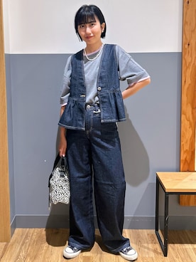 阿部みかさん(レディース・158cm)の夏コーディネート