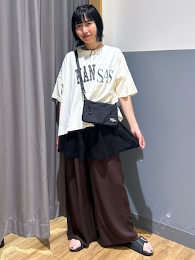 阿部みかさん（レディース・158cm）の夏コーディネート