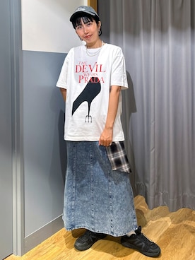 阿部みかさん(レディース・158cm)の夏コーディネート