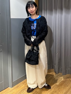 「BACK NUMBER（バックナンバー）のアイテム（トップス）」を使った、阿部みかさん（レディース・158cm）の春コーディネート