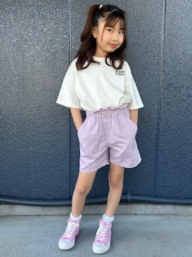 阿部みかさん(キッズ・132cm)の春コーディネート