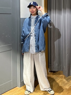 「BACK NUMBER（バックナンバー）のアイテム」を使った、阿部みかさん（レディース・158cm）の春コーディネート