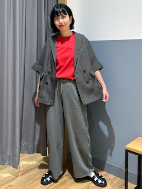 阿部みかさん(レディース・158cm)の夏コーディネート