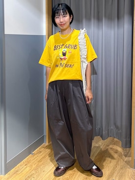 「Right-on（ライトオン）のアイテム」を使った、阿部みかさん（レディース・158cm）の夏コーディネート