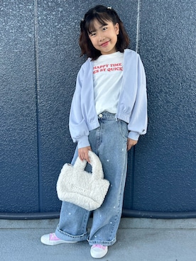 阿部みかさん(キッズ・134cm)の秋コーディネート