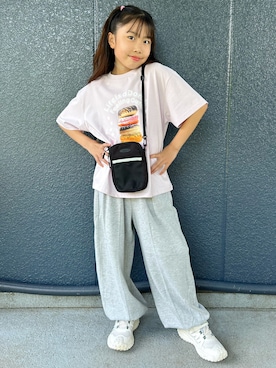 「Right-on（ライトオン）のアイテム」を使った、阿部みかさん（キッズ・132cm）の夏コーディネート