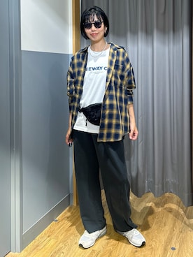 「Right-on（ライトオン）のアイテム」を使った、阿部みかさん（レディース・158cm）の秋コーディネート
