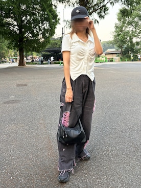 「On（オン）のアイテム」を使った、こちゅさん（レディース・159cm）の夏コーディネート