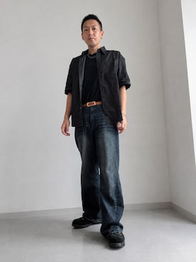 「CORPUS TOKYO（コーパス トーキョー）のアイテム」を使った、マサシさん（メンズ・175cm）の夏コーディネート