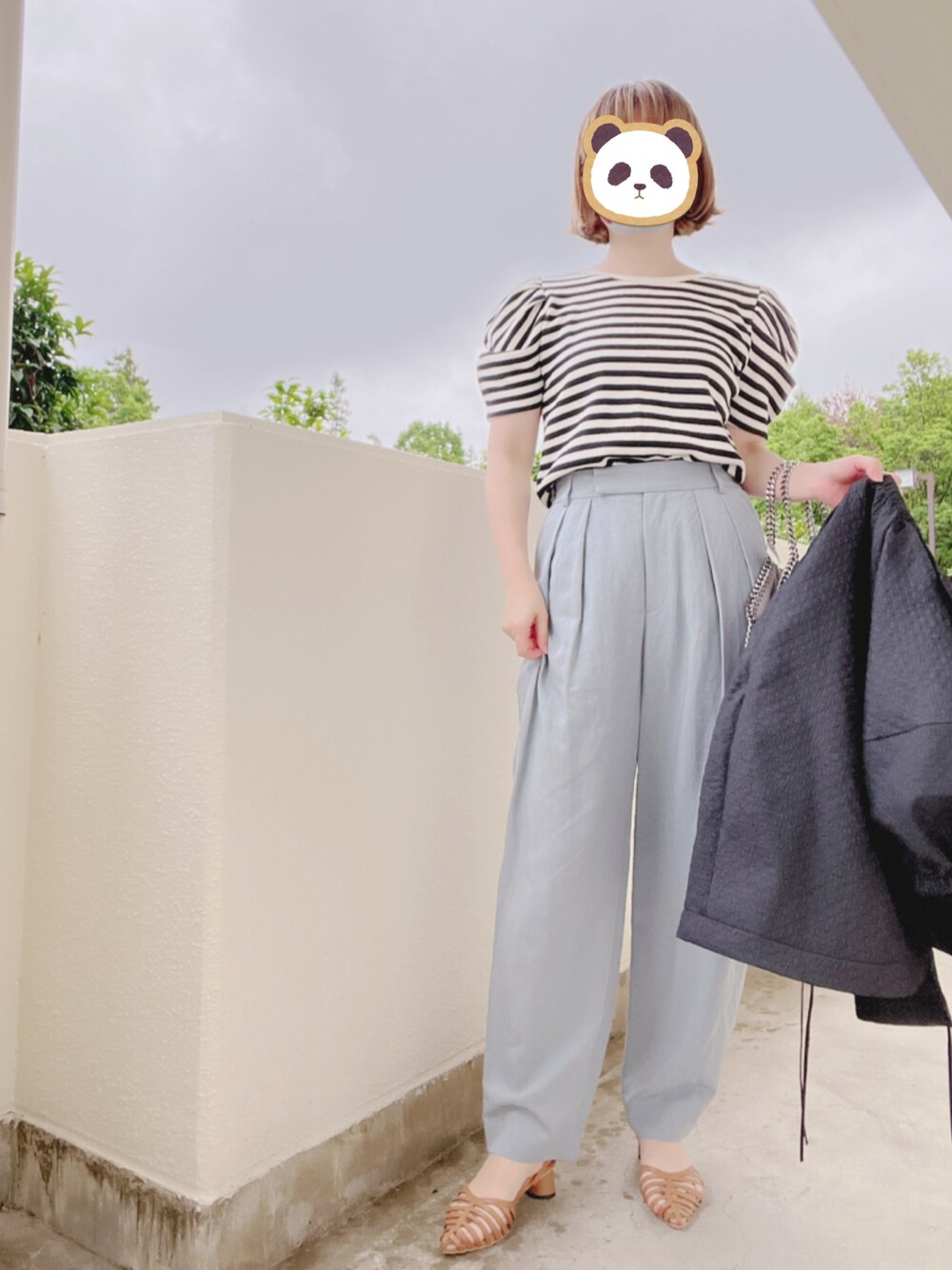 BY ハニカムヘンリー＆クルーネック 5分袖カットソー －2WAY－ BY ハニカムヘンリー＆クルーネック 5分袖カットソー -2WAY-を
