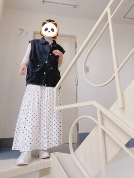 「SpRay（スプレイ）のアイテム（その他アウター）」を使った、ゆうゆさん（レディース・165cm）の春コーディネート