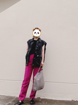 「SpRay（スプレイ）のアイテム（その他アウター）」を使った、ゆうゆさん（レディース・165cm）の春コーディネート