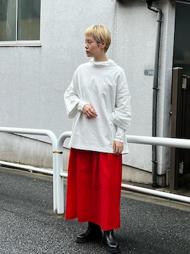 「フード」｜えぐちさん（レディース・162cm）の秋コーディネート