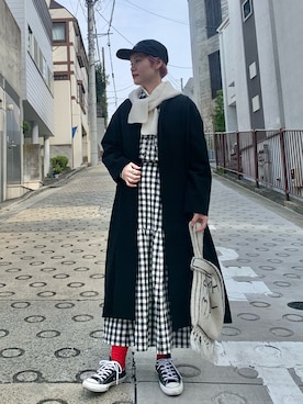 「foodie」｜えぐちさん（レディース・162cm）の冬コーディネート