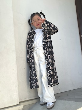 「adidas Originals（アディダスオリジナルス）のアイテム」を使った、shii&saaさん（キッズ・123cm）の春コーディネート
