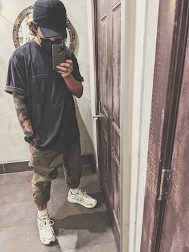「VANS（バンズ）のアイテム（キャップ）」を使った、A KAさん（メンズ・175cm）の春コーディネート