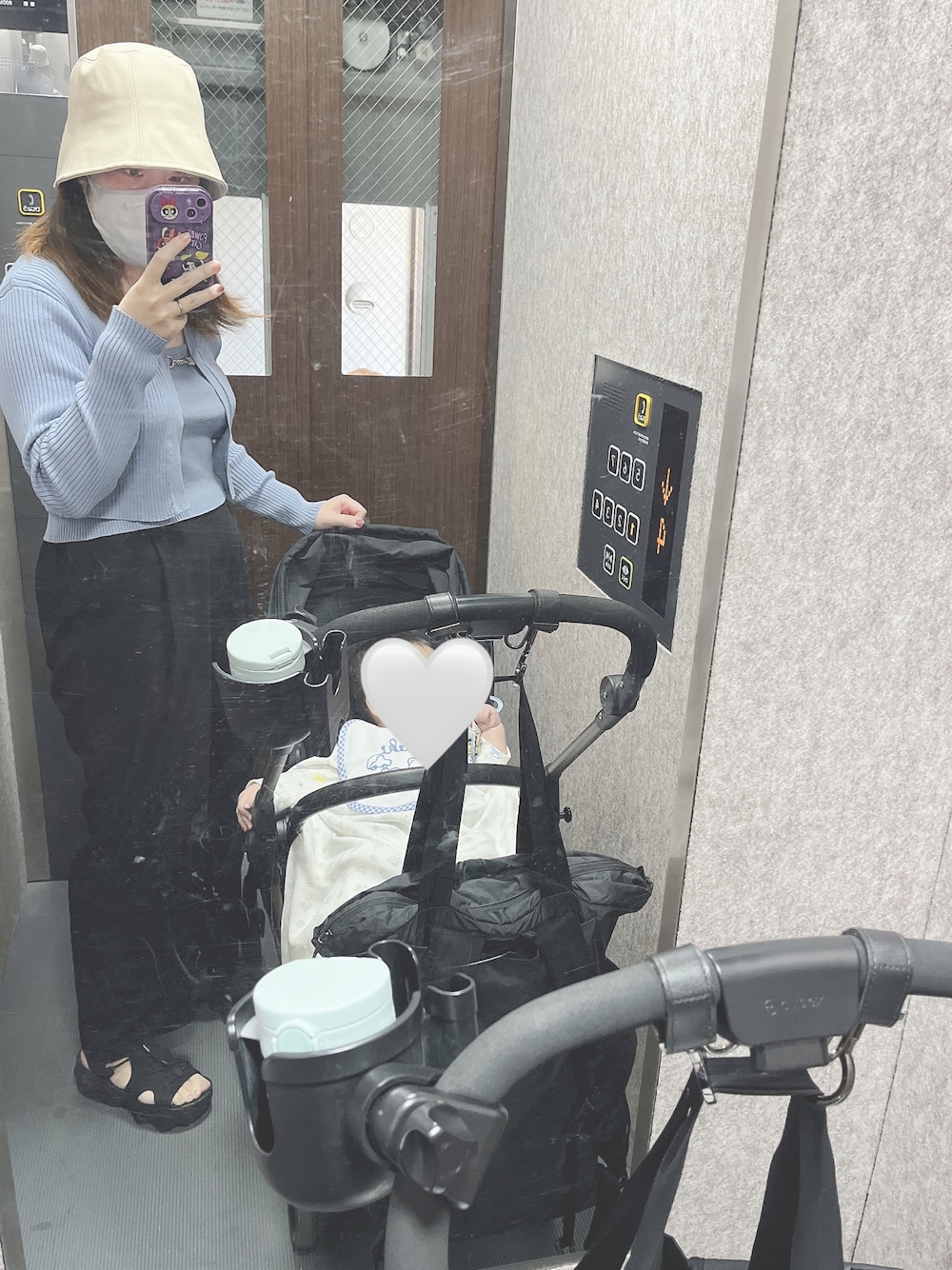 「カジュアルコーデ、キレイめカジュアル、ootd、ぽっちゃり、ぽっちゃりコーデ、ママコーデ」｜「URBAN RESEARCHのアイテム（ハット、ホワイト系）」を使った、Yuyu-Walkerさん（レディース・156cm）の春コーディネートの1枚目の写真