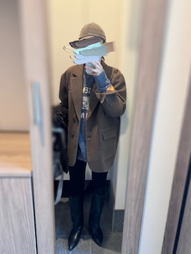 「Aresense（アーセンス）のアイテム」を使った、tsuigekin0otsuboneさん（レディース・165cm）の冬コーディネート