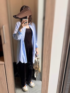 「AMERICAN HOLIC（アメリカンホリック）のアイテム（シャツ/ブラウス）」を使った、tsuigekin0otsuboneさん（レディース・165cm）の夏コーディネート