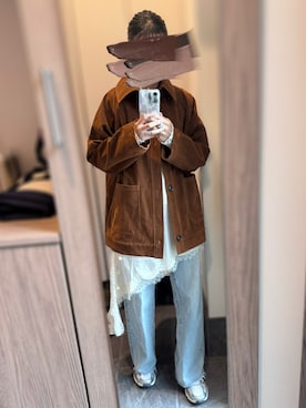 「RAGEBLUE（レイジブルー）のアイテム（ブルゾン）」を使った、tsuigekin0otsuboneさん（レディース・165cm）の春コーディネート