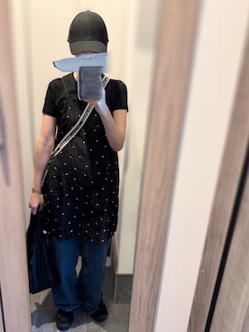 「evernavy（エバーネイビー）のアイテム」を使った、tsuigekin0otsuboneさん（レディース・165cm）の夏コーディネート