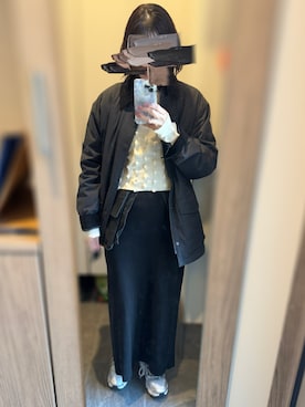 「アイテム（ベルト）」を使った、tsuigekin0otsuboneさん（レディース・165cm）の秋コーディネート