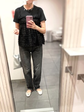 「ISOOK（アイスー）のアイテム（キャミソール）」を使った、tsuigekin0otsuboneさん（レディース・164cm）の秋コーディネート