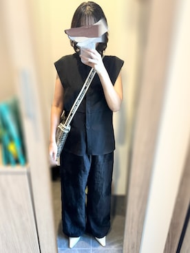 「アイテム（パンプス）」を使った、tsuigekin0otsuboneさん（レディース・165cm）の秋コーディネート
