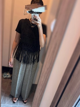 「anuke（アンヌーク）のアイテム」を使った、tsuigekin0otsuboneさん（レディース・165cm）の夏コーディネート