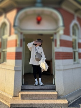 「アイテム（レギンス/スパッツ）」を使った、tsuigekin0otsuboneさん（レディース・165cm）の秋コーディネート