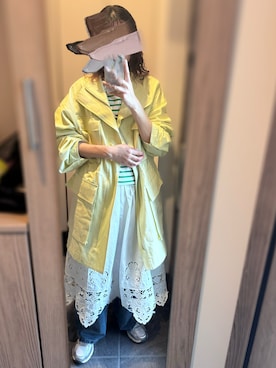 「evernavy（エバーネイビー）のアイテム」を使った、tsuigekin0otsuboneさん（レディース・165cm）の春コーディネート