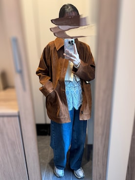 「RAGEBLUE（レイジブルー）のアイテム（ブルゾン）」を使った、tsuigekin0otsuboneさん（レディース・165cm）の春コーディネート