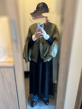 「アイテム（MA-1）」を使った、tsuigekin0otsuboneさん（レディース・165cm）の秋コーディネート