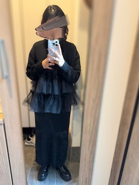 「yuw（ユウ）のアイテム」を使った、tsuigekin0otsuboneさん（レディース・165cm）の秋コーディネート