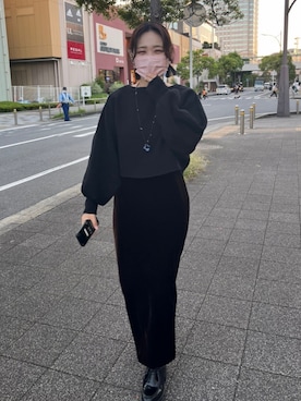 「TOGA PULLA（トーガ　プルラ）のアイテム（アクセサリー）」を使った、nanakoさん（レディース・162cm）の秋コーディネート