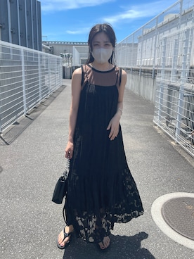 「CPCM」｜「アイテム（ワンピース/ドレス）」を使った、nanakoさん（レディース・162cm）の夏コーディネート