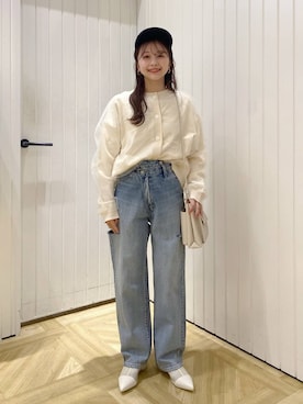 「アイテム（キャップ）」を使った、rinangoさん（レディース・146cm・20代）の春コーディネート