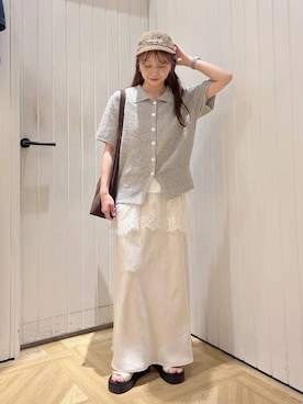 rinangoさん（レディース・146cm）の春コーディネート
