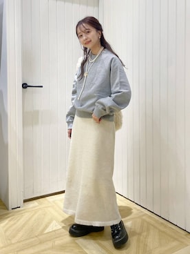 rinangoさん（レディース・146cm）の冬コーディネート