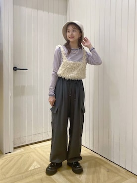 「アイテム（その他トップス）」を使った、rinangoさん（レディース・146cm・20代）の夏コーディネート
