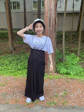 「アイテム（ワンピース）」を使った、rinangoさん（レディース・146cm）の夏コーディネート