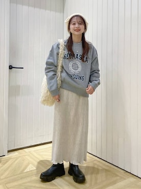 rinangoさん（レディース・146cm）の冬コーディネート