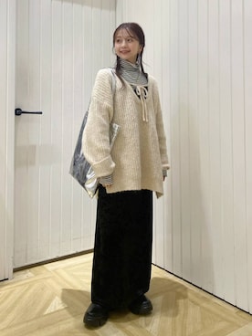 rinangoさん（レディース・146cm）の冬コーディネート