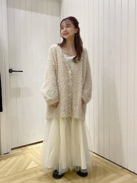 「アイテム（キャミソール）」を使った、rinangoさん（レディース・146cm）の秋コーディネート