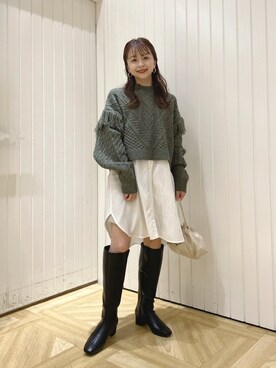 rinangoさん（レディース・146cm）の秋コーディネート
