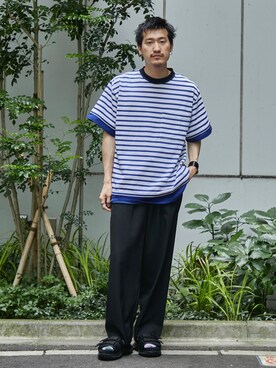 CREO STOREさん（メンズ・175cm）の夏コーディネート